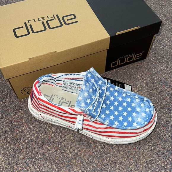 Hey Dude | Shoes | Hey Dude Wally Stars Stripes Shoes Mens Patriotic
